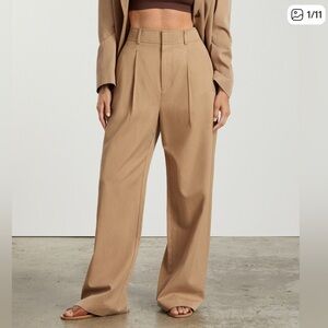 Everlane Women's Camel Wide-Leg Pants Size 8
